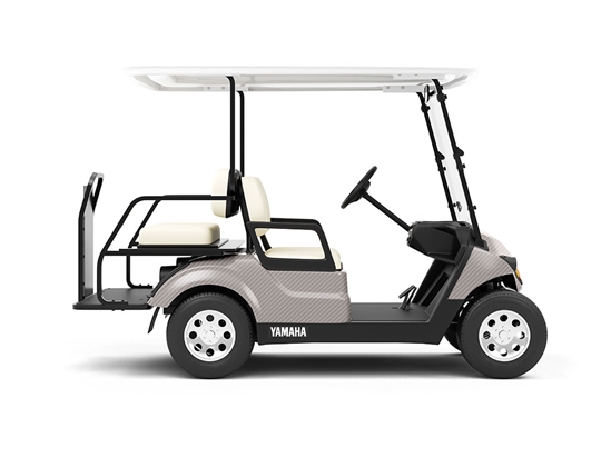 Rwraps 3D Carbon Fiber Silver Do-It-Yourself Golf Cart Wraps