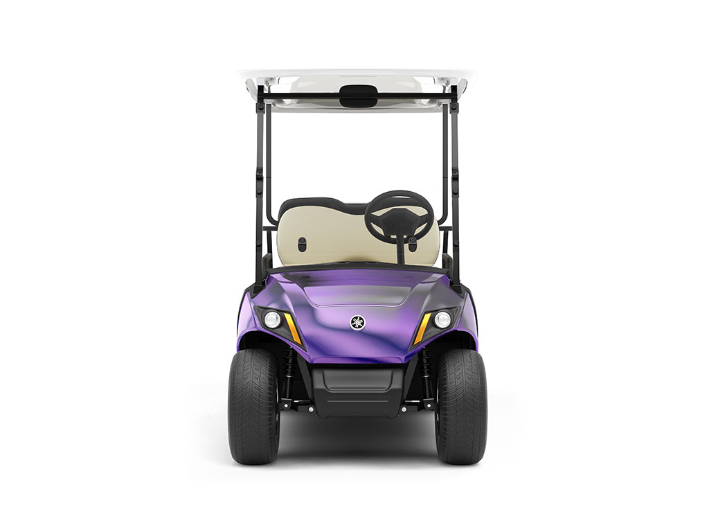 Rwraps Chrome Purple DIY Golf Cart Wraps