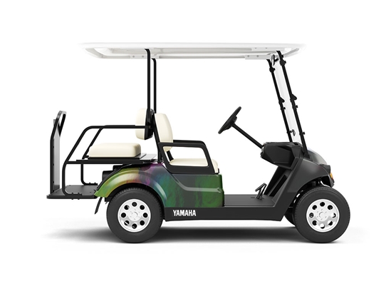 Rwraps Holographic Chrome Black Neochrome Do-It-Yourself Golf Cart Wraps