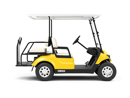 Rwraps Hyper Gloss Yellow Do-It-Yourself Golf Cart Wraps