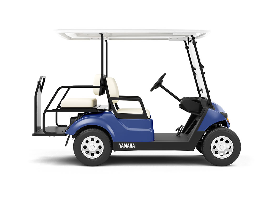 Rwraps Matte Chrome Blue Do-It-Yourself Golf Cart Wraps