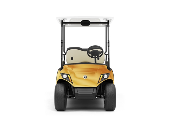 Rwraps Matte Chrome Gold DIY Golf Cart Wraps
