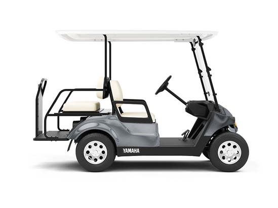 Rwraps Matte Chrome Dark Gray Fog (Metallic) Do-It-Yourself Golf Cart Wraps