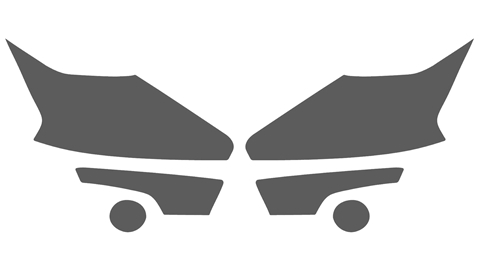 Rshield™ Nissan Altima 2013-2015 Headlight Protection Film (Sedan)
