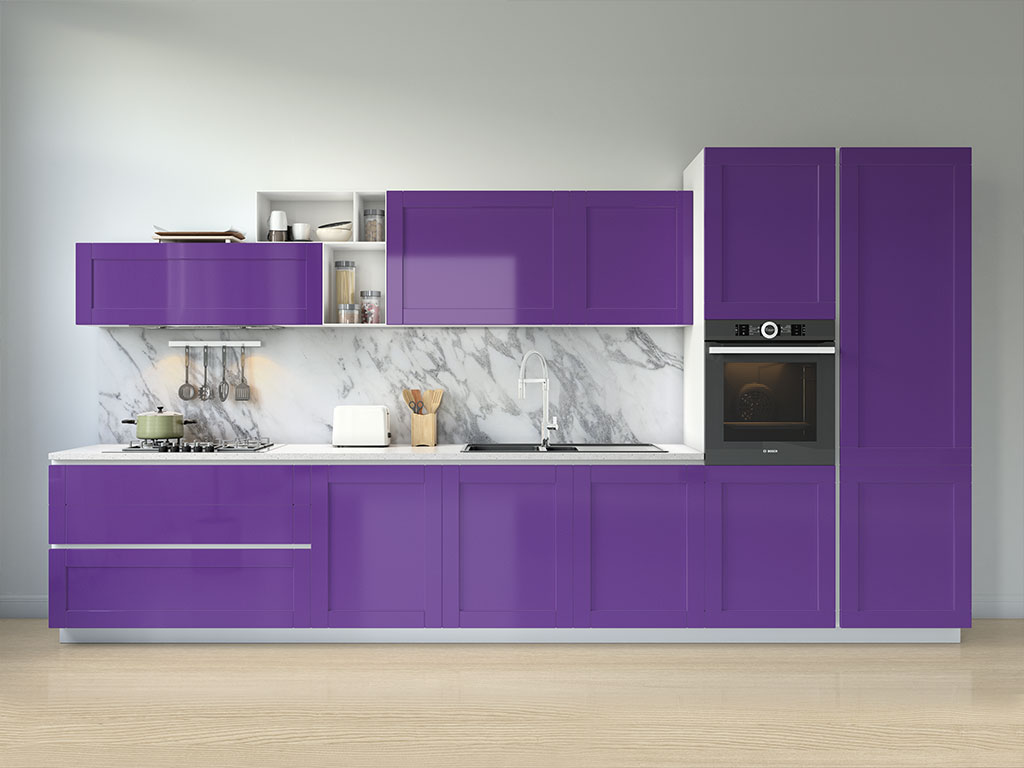 3M 1080 Gloss Plum Explosion Kitchen Cabinetry Wraps