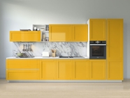 Avery Dennison SW900 Gloss Dark Yellow Kitchen Cabinetry Wraps