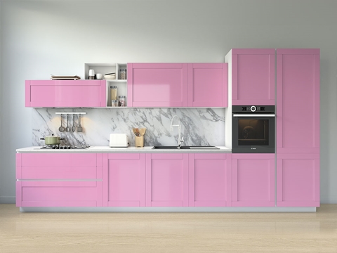 Avery Dennison™ SW900 Satin Bubblegum Pink Kitchen Cabinet Wraps
