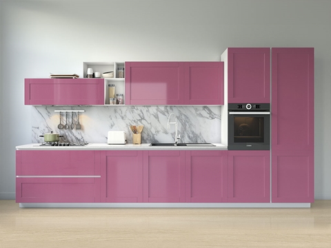 Avery Dennison™ SW900 Matte Metallic Pink Kitchen Cabinet Wraps