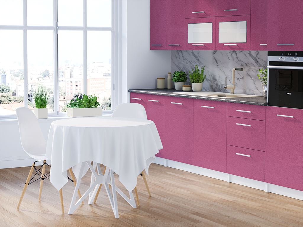 Avery Dennison SW900 Matte Metallic Pink DIY Kitchen Cabinet Wraps