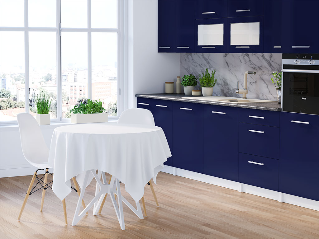 Avery Dennison SW900 Gloss Indigo Blue DIY Kitchen Cabinet Wraps