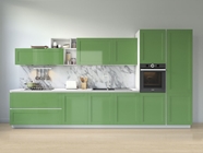 Avery Dennison SW900 Matte Metallic Green Apple Kitchen Cabinetry Wraps