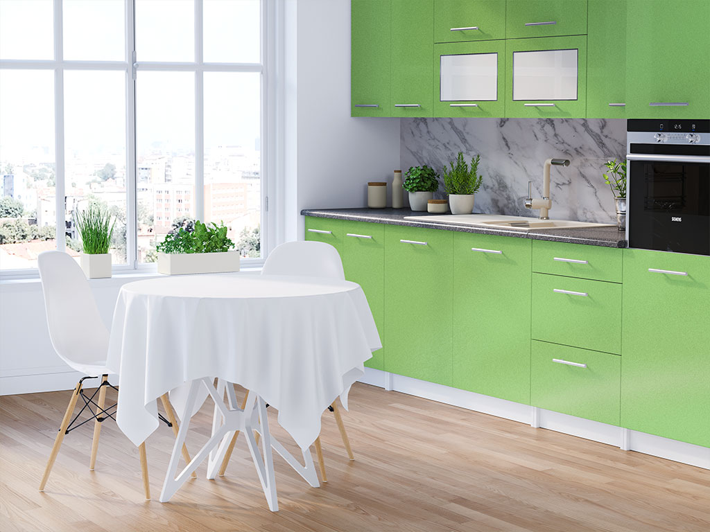 Avery Dennison SW900 Gloss Light Green Pearl DIY Kitchen Cabinet Wraps