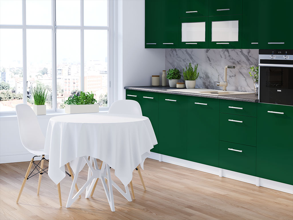 Avery Dennison SW900 Gloss Dark Green DIY Kitchen Cabinet Wraps
