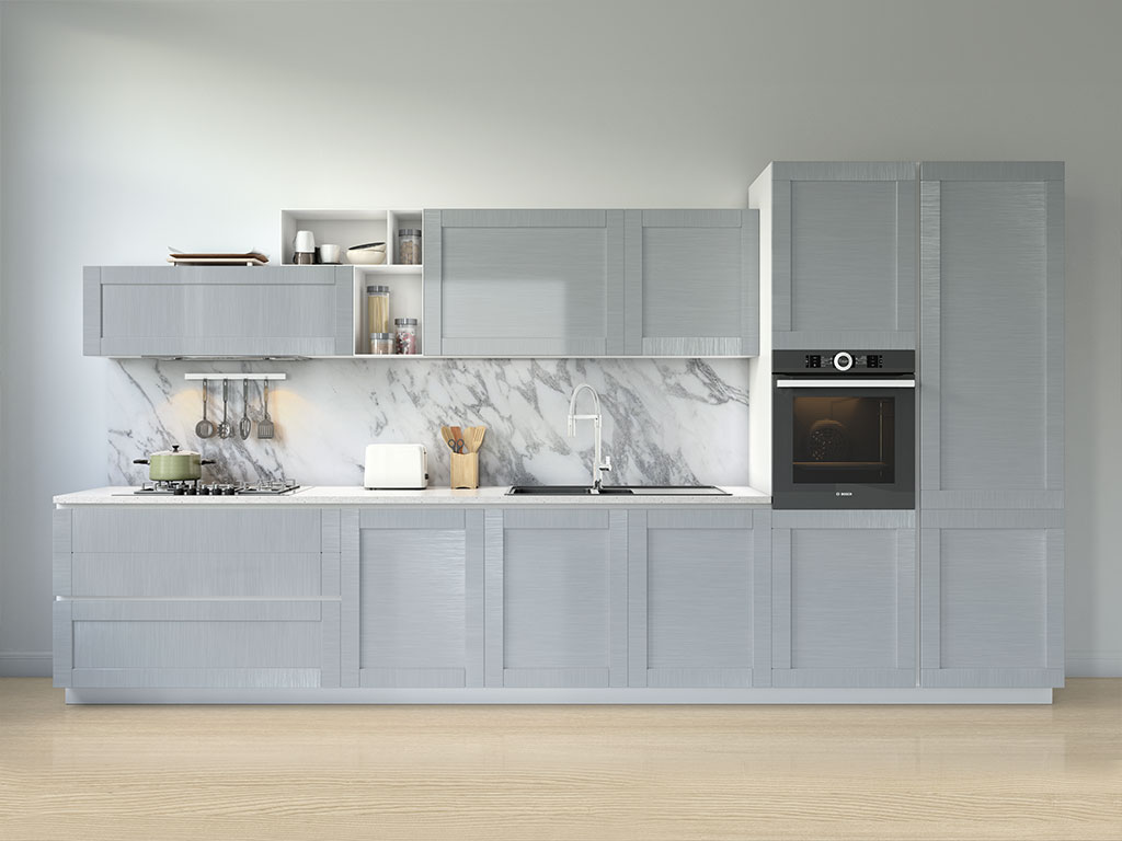 Avery Dennison SW900 Brushed Aluminum Kitchen Cabinetry Wraps