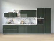 ORACAL 970RA Gloss Bottle Green Kitchen Cabinetry Wraps