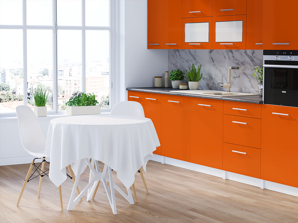 ORACAL 970RA Gloss Daggi Orange DIY Kitchen Cabinet Wraps