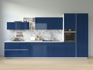 ORACAL 970RA Gloss Light Navy Kitchen Cabinetry Wraps