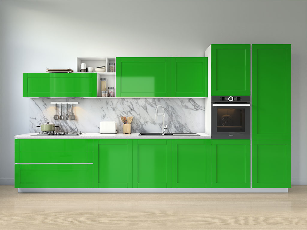 ORACAL 970RA Gloss Grass Green Kitchen Cabinetry Wraps