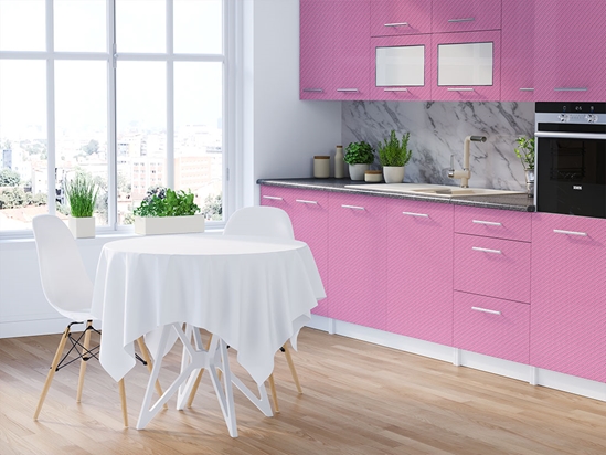 Rwraps 4D Carbon Fiber Pink DIY Kitchen Cabinet Wraps