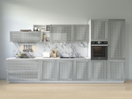 Rwraps Camouflage 3D Fractal Silver Kitchen Cabinetry Wraps