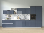Rwraps Gloss Gray (Cement) Kitchen Cabinetry Wraps