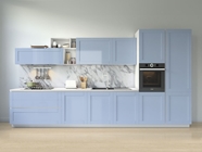 Rwraps Gloss Metallic Mist Blue Kitchen Cabinetry Wraps
