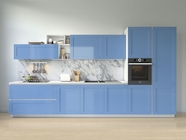 Rwraps Gloss Metallic Sky Blue Kitchen Cabinetry Wraps