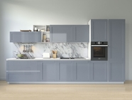 Rwraps Gloss Metallic Titanium Gray Kitchen Cabinetry Wraps