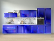 Rwraps Holographic Chrome Blue Neochrome Kitchen Cabinetry Wraps