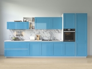 Rwraps Matte Sky Blue Kitchen Cabinetry Wraps