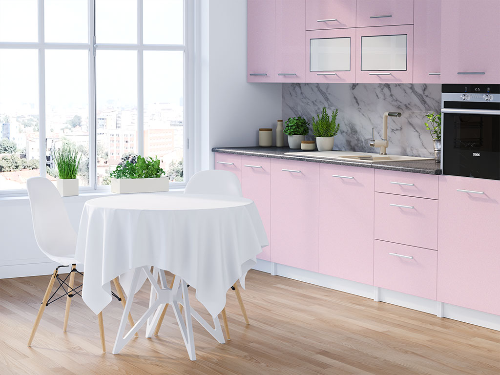 Rwraps Satin Metallic Sakura Pink DIY Kitchen Cabinet Wraps