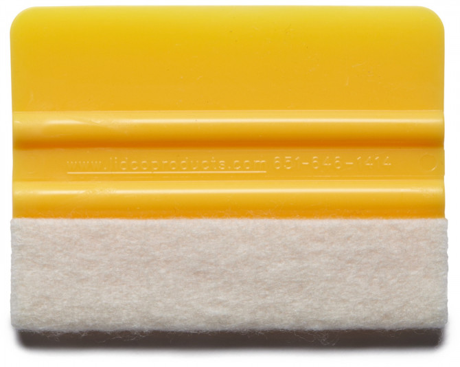 Lidco® Heavy-Weight Felt Edge Wrapped Squeegee
