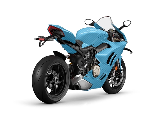 Rwraps 3D Carbon Fiber Blue (Sky) DIY Motorcycle Wraps