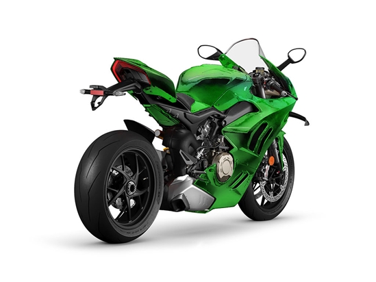 Rwraps Holographic Chrome Green Neochrome DIY Motorcycle Wraps