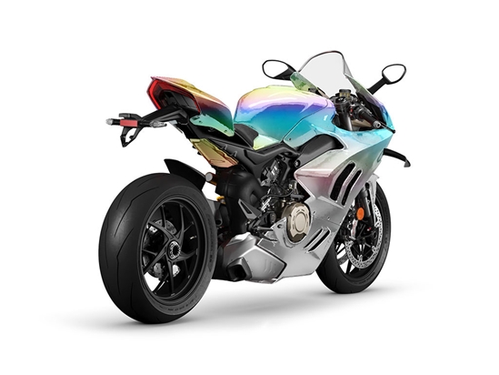 Rwraps Holographic Chrome Silver Neochrome (Matte) DIY Motorcycle Wraps