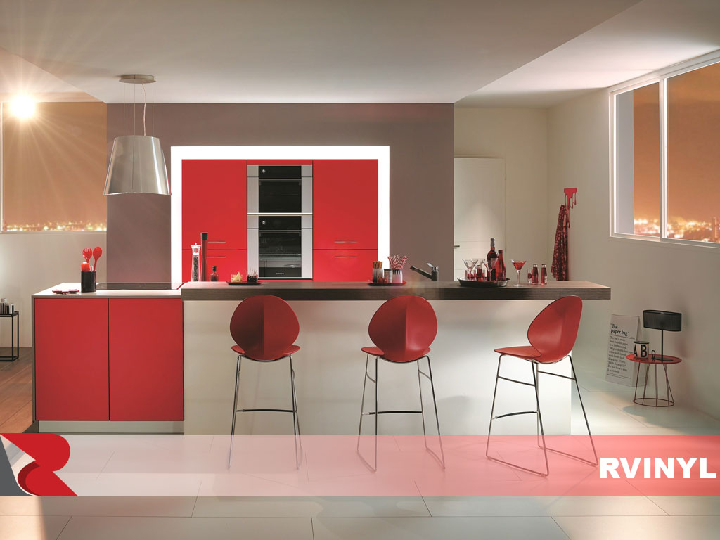 ORACAL® 631 Red Cabinet Wraps