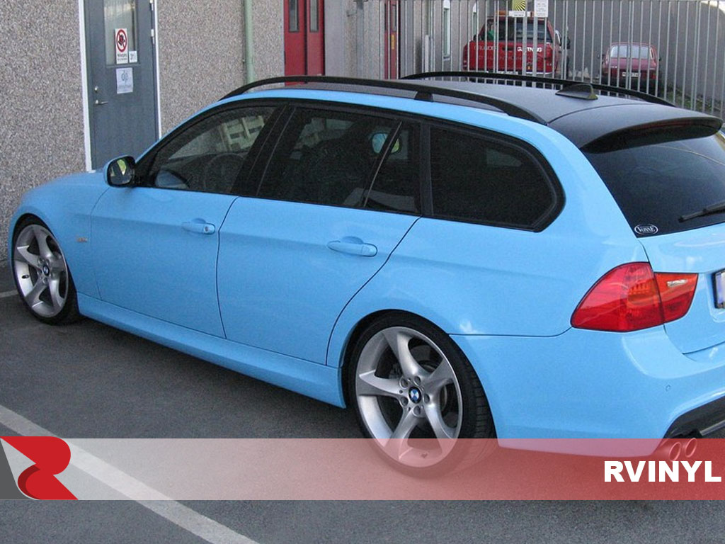 Wrapped BMW Ice Blue ORACAL® 970RA Premium Cast Wrapping Vinyl