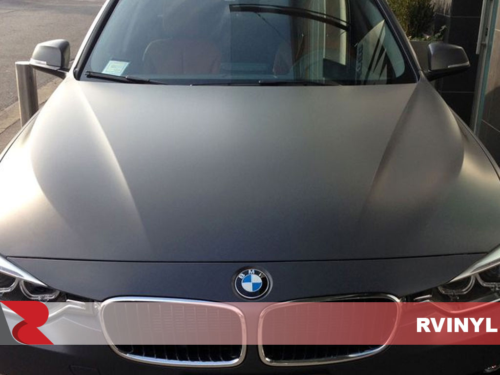 BMW Vehicle Wrap with ORACAL® 970RA Matte Anthracite Metallic Premium Cast Wrapping Film