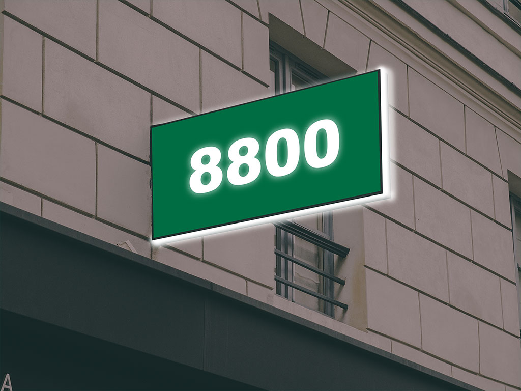 ORACAL 8800 Middle Green Translucent Sign Vinyl