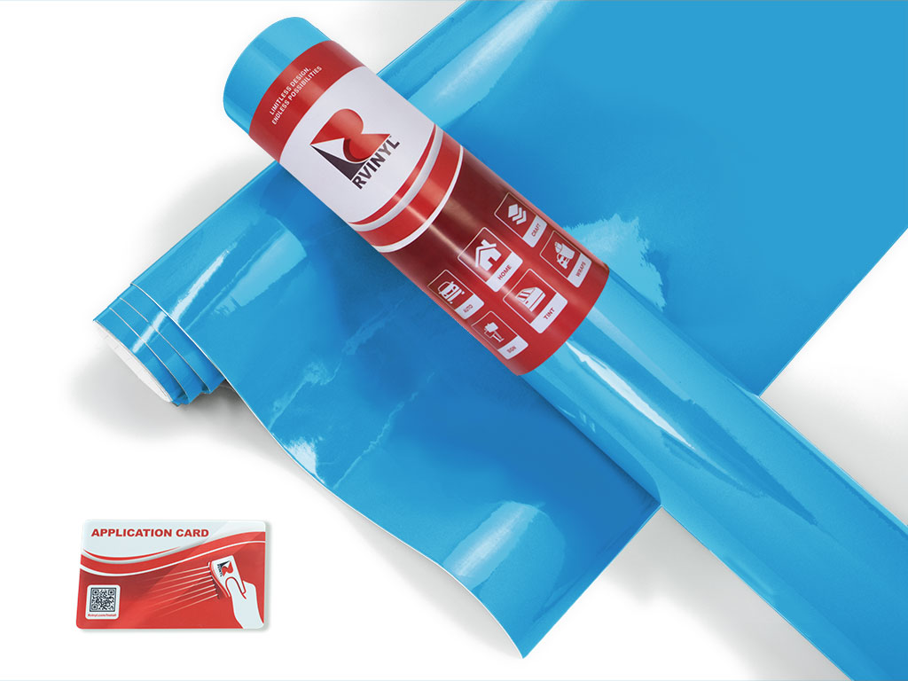 ORACAL 970RA Gloss Ice Blue Boat Wrap Color Film