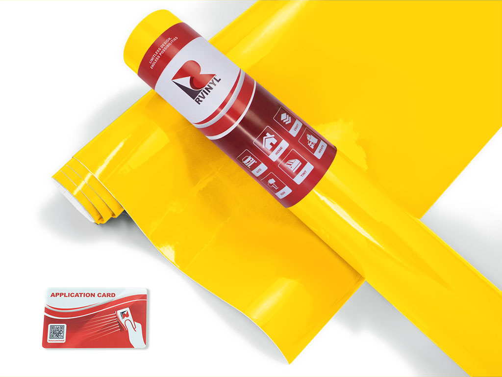 ORACAL 970RA Gloss Crocus Yellow Tool Cabinet Wrap Color Film