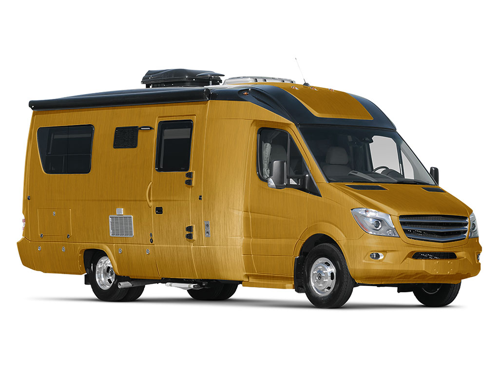 ORACAL 975 Brushed Aluminum Gold Do-It-Yourself RV Wraps