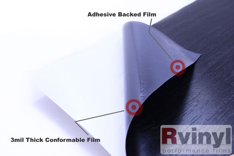 Ebony Wood Grain Vinyl Wrap Film Sticker With Glue Backing