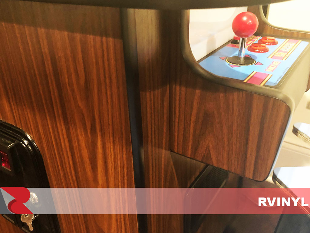Rcraft Royal Oak wood grain arcade game wrap