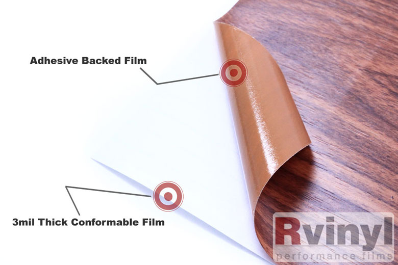 Royal Oak Wood Grain Vinyl Wrap Wooden Pattern Film