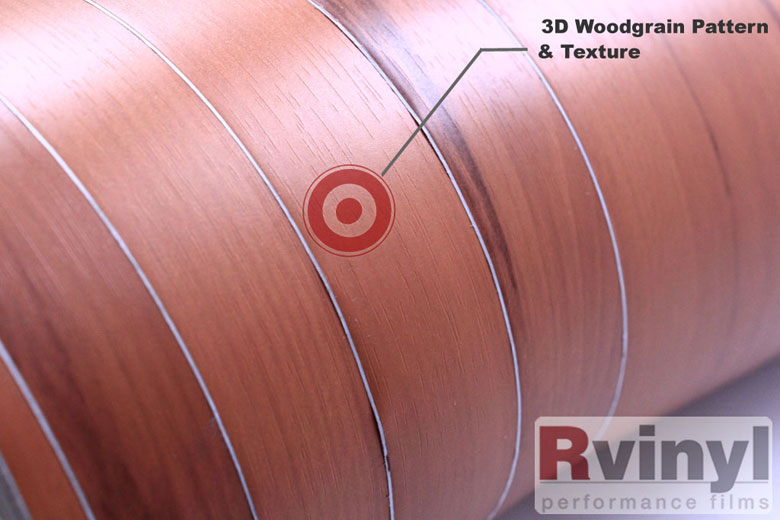 Walnut Wood Grain Vinyl Wrap Film for Decal Making