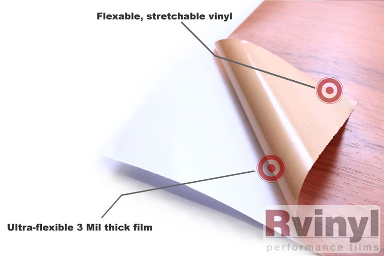 Walnut Wood Grain Vinyl Wrap Film With Adhesive Backing