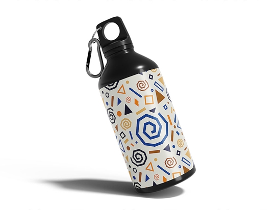 All Time Abstract Geometric Water Bottle DIY Stickers