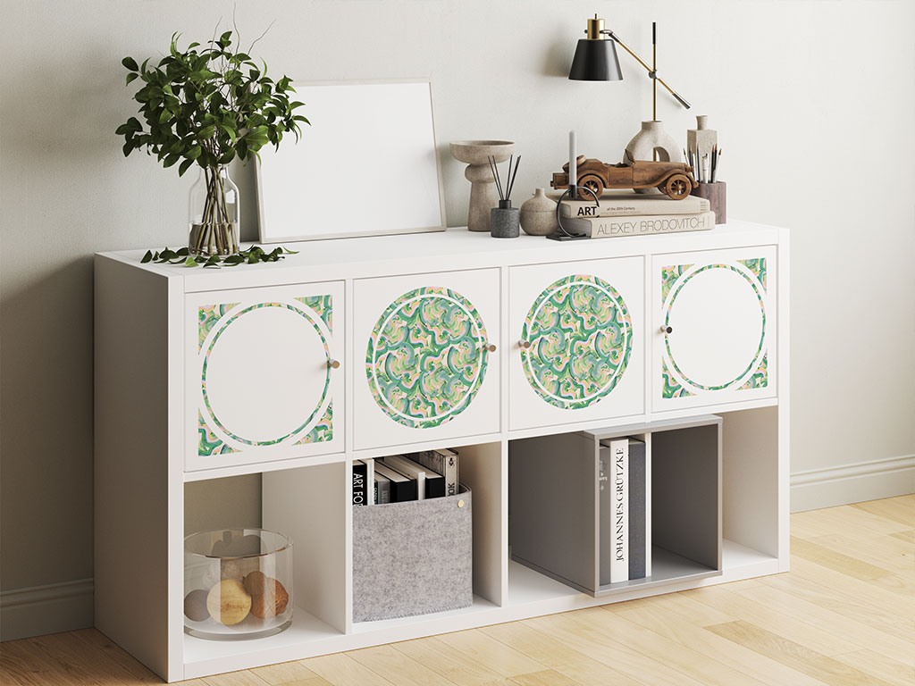 Absinthe Abstract Geometric DIY Furniture Stickers