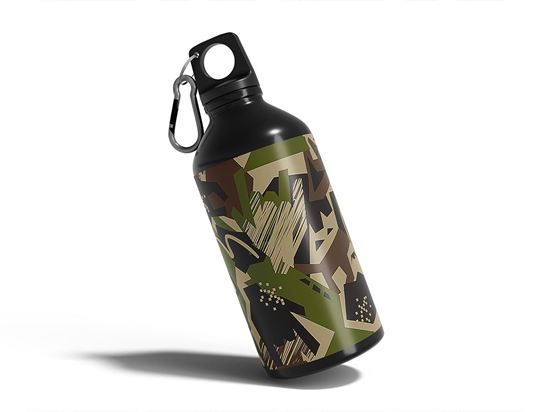The Authority Abstract Geometric Water Bottle DIY Stickers